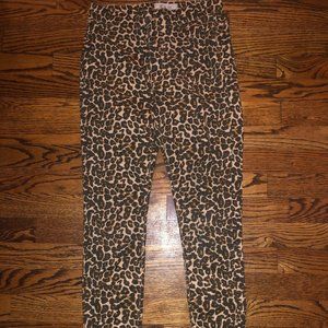 Free People Cheetah Skinny Jeans